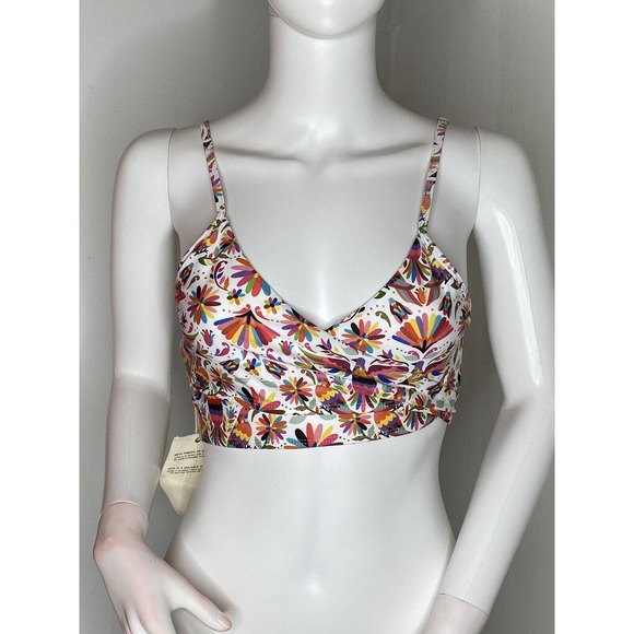 NWT Verdelimon Womens TAPIZ Izamal‎ Printed Bikini Top Size Large Adjustable - Picture 3 of 12
